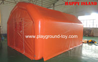 Κίνα Πορτοκαλιά αδιάβροχη σκηνή αέρα ψευτοπαλλικαράδων παιδιών διογκώσιμη με το ύφασμα της Οξφόρδης και επίστρωμα PVC για Ourdoor rql-00102 διανομέας 