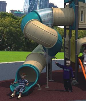 Δημοφιλής πλαστικός εξοπλισμός παιδικών χαρών φύλαξης παιδιών για το πάρκο