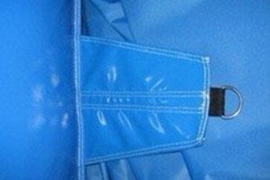 Μπλε φωτογραφική διαφάνεια νερού παιδιών διογκώσιμη με το ύφασμα της Οξφόρδης και PVC που ντύνει rql-00204